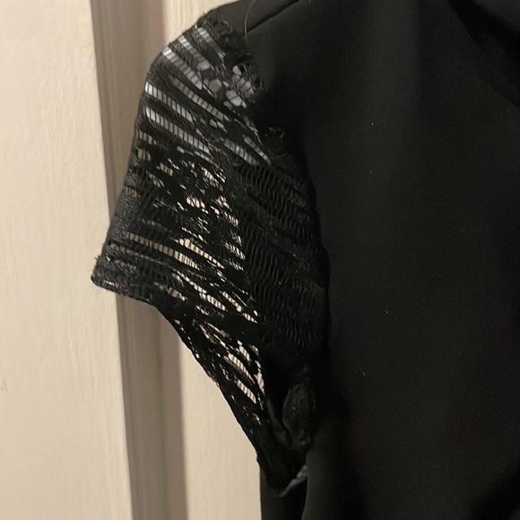 Black dress.  Viscose stretch.  From fitting. - Picture 3 of 5